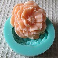 3D Mini Peony Fondant Mold Silicone Cake Chocolate Moulds N10