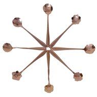 CHICHIC 8 Pcs Stainless Steel Tableware Creative Flower Coffee Spoon, Stirring Spoon, Sugar Spoon, Stir Bar Spoon... N10