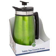 French Press Tabletop Coffee and Tea Maker Stainless Steel - 48 oz - Brushed Steel N25