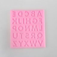Sher The Capital Letters Shaped Fondant Cake Chocolate Silicone Mold, Decoration Tools Bakeware N3