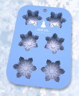 Silicone Snowflake Mold: Non-Stick Baking, Chocolate, Ice, Muffins &amp; Soap⎟Oven-Microwave-Freezer-Dishwasher Safe... N7