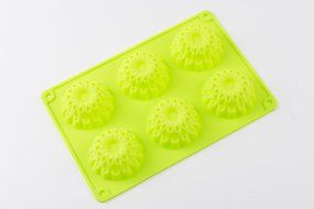 6 Cavity Flower Cake Mold/Mould Very Beautiful