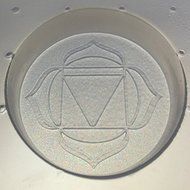 Flexible Resin or Soap Mold Root First 1st Chakra 3" X 3/4" Deep N2