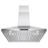 FIREBIRD 36" Stainless Steel Island Mount Powerful Cooking Fan Kitchen Vent Range Hood