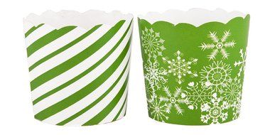 Paper Cup, Small Holiday Set Green