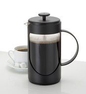 BonJour Coffee Unbreakable Plastic French Press, 33.8-Ounce, Ami-Matin(tm), Red N3