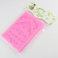 Mujiang Cake Decorative Design Pattern Silicone Fondant Molds for Baking Supplies and Decorations N4