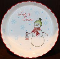 Grace's Pantry "Let it Snow" Pie dish N2