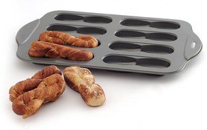 Norpro 3986 Nonstick 8-Cavity Swirl Donut/Cake Pan N4