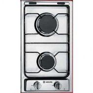 Verona: CTG212FDB 12&#039;&#039; Gas Cooktop with 2 Sealed Burners, Electronic Ignition &amp; Porcelain Grates: Bisque