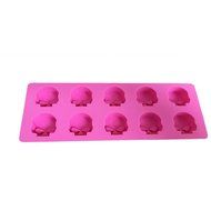 X-Haibei Halloween Skull Ice Cube Chocolate Crayons Soap Mould Silicone Mold Party Maker 1.4"x0.8"
