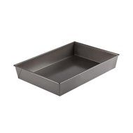 FortheChef's Deluxe Aluminized Steel Professional Non-Stick Rectangular Cake Pan 18" x 12" x 3"