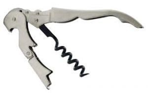 Duo-Lever&trade; Stainless Steel Nonstick Corkscrew, "Smart-Kut" Foil Cutter