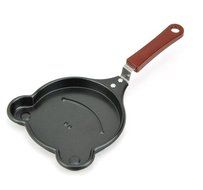 Lovely BBQ Outdoor Bear Shape Egg Pan Cake Mini Non Stick Pot Fry Frying Kitchen Cook Tool N2