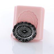 Western Concho Silicone Mold Easy to use with Chocolate, Fondant, Candy, Resin, Polymer Clay, Metal Clay. Jewelry... N4