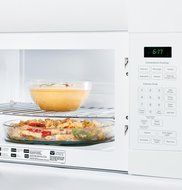 GE JVM6172DFWW 1.7 Cu. Ft. White Over-the-Range Microwave N5