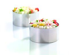 Kitchen Craft Stainless Steel Cooking Rings , Set of 2 N4