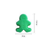 Naimo Nonstick Reusable Set of 5 Silicone Cupcake Makers Holiday Pattern Baking Tools for Christmas N8