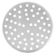 American Metalcraft A4011P 11" x 1" Perforated Standard Weight Aluminu Straight Sided Pizza Pan