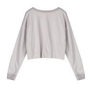 Women's Pullover,Laimeng Cotton Blend Sweatshirt Jumper Sweater Crop Top Coat Sports Knitted Pullover Tops (M,... N6
