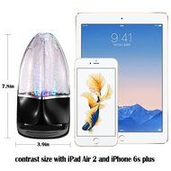 KoTeel Wireless Bluetooth Speaker Water Dancing Speaker for Smartphones Tablets MP3 MP4(Black) N3