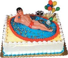 Oasis Supply Macho Man Bachelorette Party Cake Decorating Topper Kit