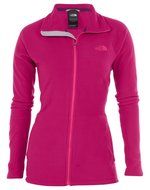 The North Face Women's Tech 100 Full Zip Fuchsia Pink/Fuchsia Pink Outerwear (M)