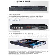 Cambridge Audio Topaz AM10 Amplifier Black Toroidal Transformer 220V N4