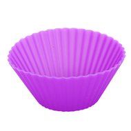Gaosaili Reusable Nostick Cake Baking Silicone Cupcake Molds 12pcs Color Random N3