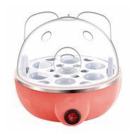 Generic Electric Egg Cooker with Water Level Indicator- Red