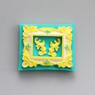 Pinkie Tm Photo frame fondant gel mold soap mold salt sculpture mold DIY silicone mold can be wholesale N4