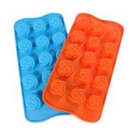 Candy Making Molds, 2PCS YYP [15 Cavity Rose Shape Mold] Silicone Candy Molds for Home Baking - Reusable Silicone... N3