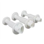 TOOGOO(R) Set of 3 Sugarcraft Heart Plunger Cutter by N2