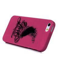 iPhone SE Case,iPhone 5S Case,iPhone 5 Case - Cute Black Feather Love Hearts Series Shockproof Flexible Soft TPU... N32
