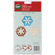 Lollipop Mold-3 Cavity Snowflakes