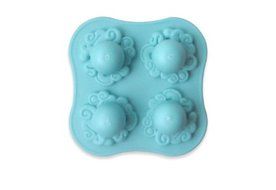 TANGCHU Silicone Octopus Shape Freeze-1pc Ice Cube Tray Overall 4.92*4.92inch Blue N2