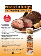 Roastabags - Self Basting Oven Bags (Pack of 8) for Brining and Roasting Chicken, Meat, Seafood &amp; Vegetables.... N5