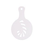 Christmas Designs PP Plastic Coffee Flowers Die Fancy Coffee Printing Template Model Milk Foam Spray Tool 8PCS... N13