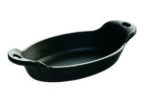 Lodge LMSOV Oval Mini Server, Black, 9-Ounce N2