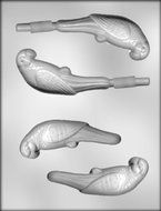 CK Products 4-1/2-Inch Parrot Sucker Chocolate Mold