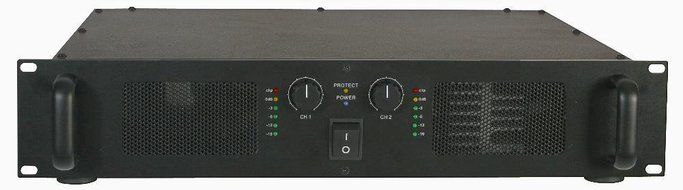 Rack Mount Stereo Amplifier 380W RMS x 2 Channel