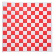 Red and White Checkered Food Grade Tissue Paper, Deli Basket Liner, 12 X 12 Inches, Dry Wax Deli Wrap Paper (Pack...
