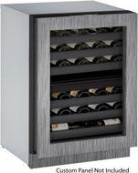 U-Line U3024ZWCINT00B 24" Modular 3000 Series Built In Wine Captain Model With 43 Wine Bottles Capacity,Panel...