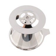 HiCollie Paperless Pour Over Coffee Dripper/Drip - Stainless Steel Double Mesh Reusable Coffee Filter/Stand/Pot... N3