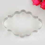 3pcs Plaque Frame Cookies Biscuit Mold Fondant Cake Chocolate Decorating Cutter Mould N3