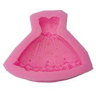 Food-Grade Silicone Mold Shape Of Dress Fondant Cake Decorating Tool by uGen! Silicone Soap Mold. Silicone Cake... N2