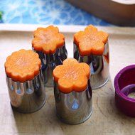 9Snail Flower Shape Rice Vegetable Fruit Cutter Mold Slicer Cake Cookies Cutting Shape Tools, Vegetable Cutter... N2