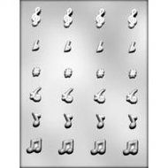 1" Music Note Chocolate Mold