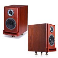 OriginT T40 The Smallest Wooden Bookshelf Loudspeakers 80W (pair) with amazing sound N3