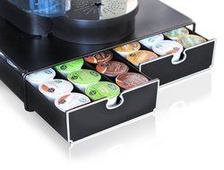 DecoBros K-cup Storage 2 Drawers Holder for Keurig K-cup Coffee Pods N2